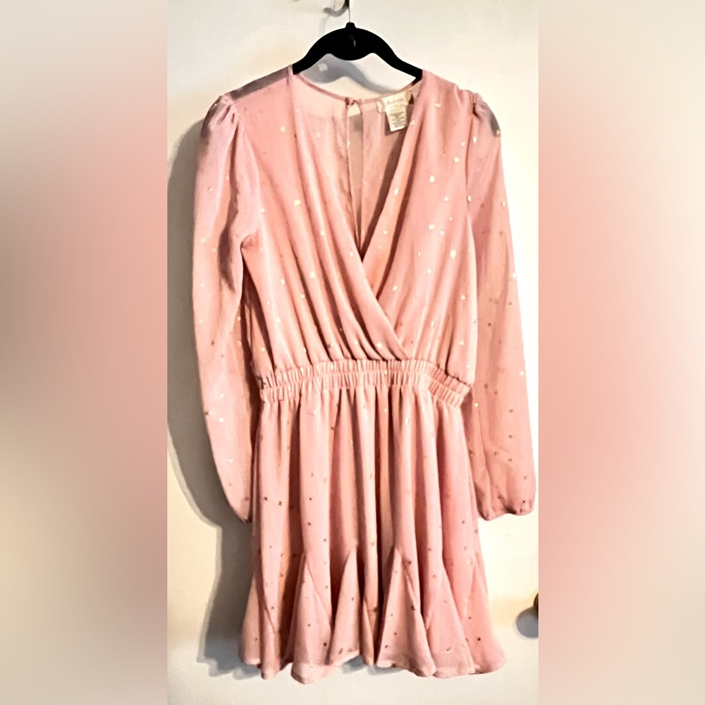 Altar'd State Blush Pink Dress with Gold‎ Stars